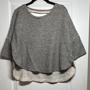 Anthropologie Deletta Striped Woven Top